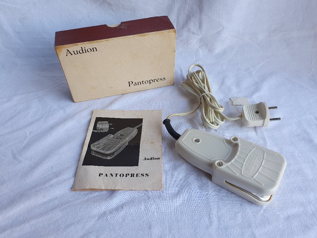 Retro vintage design broekenpers – Audion Pantopress, Ophalen of Verzenden, Huis en Inrichting
