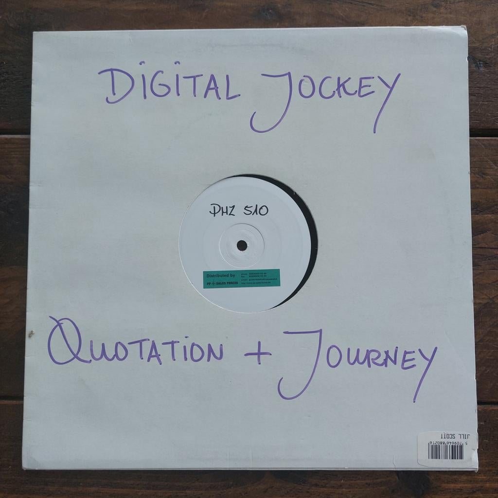 Vinyl single Digital Jockey: Quotation / Journey (promo), Cd's en Dvd's, Vinyl Singles, Ophalen of Verzenden, Gebruikt, 12 inch