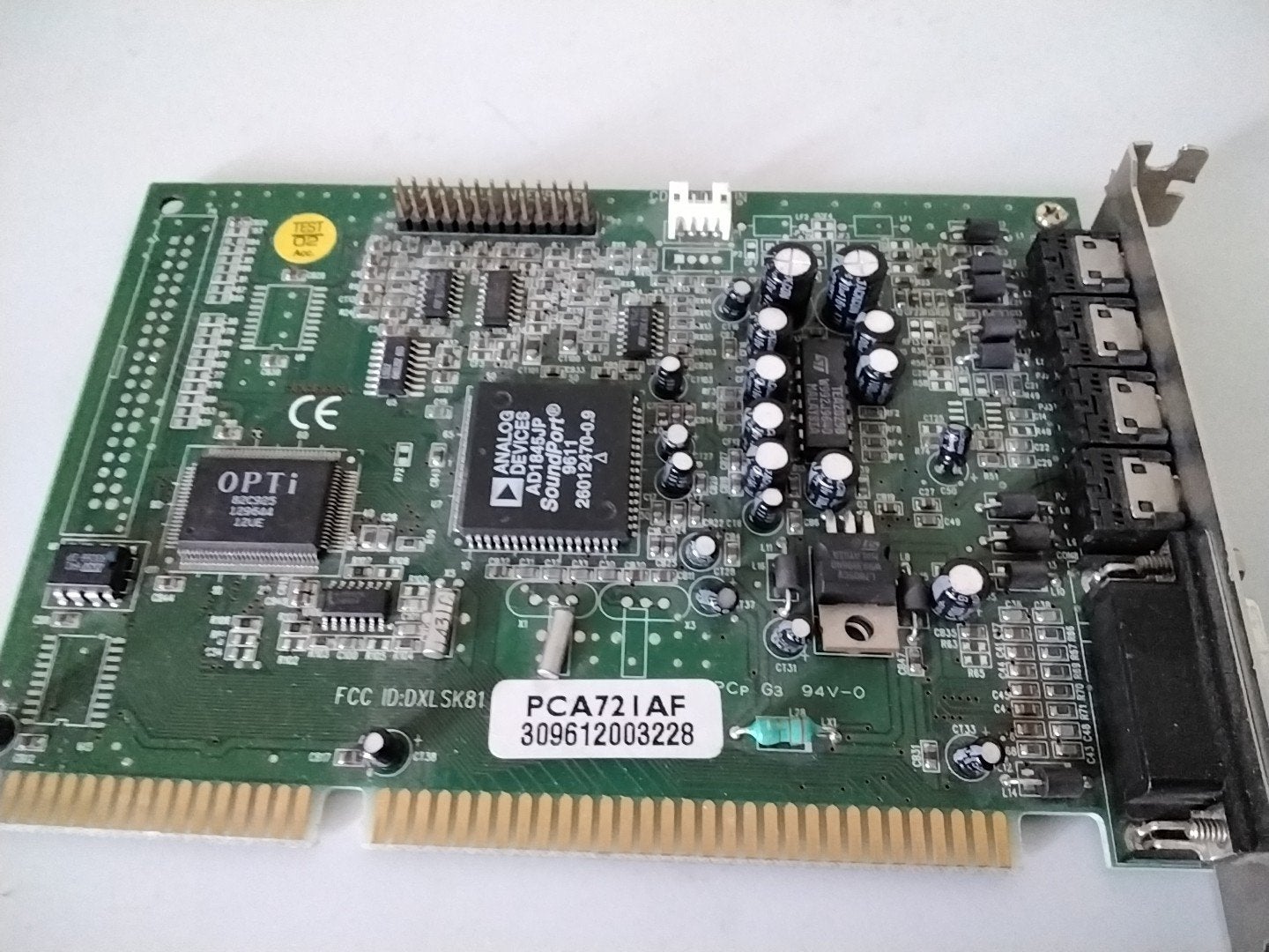 ISA 16bit geluidskaart Philips PCA721AF met OPTi chip, Ophalen of Verzenden