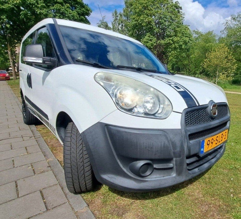 Fiat Doblo 1.4 Bouwjaar 2011 Lift + Scootmobiel, Auto's, Fiat, Voorwielaandrijving, Euro 5, Stof, Wit