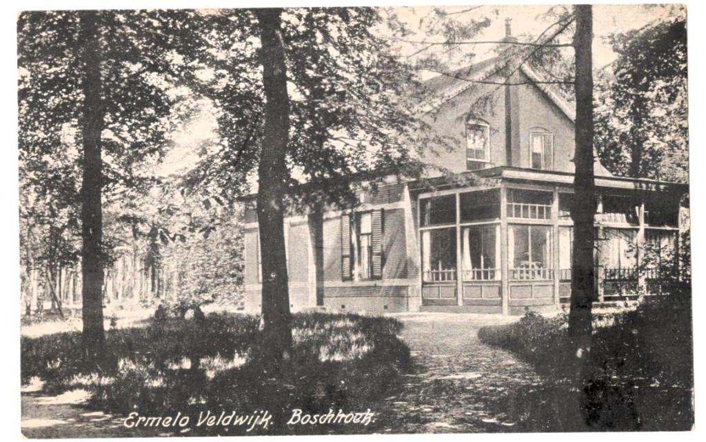 Ansichtkaart Ermelo Veldwijk Boschhoek, Ophalen, Voor 1920, Gelopen, Gelderland