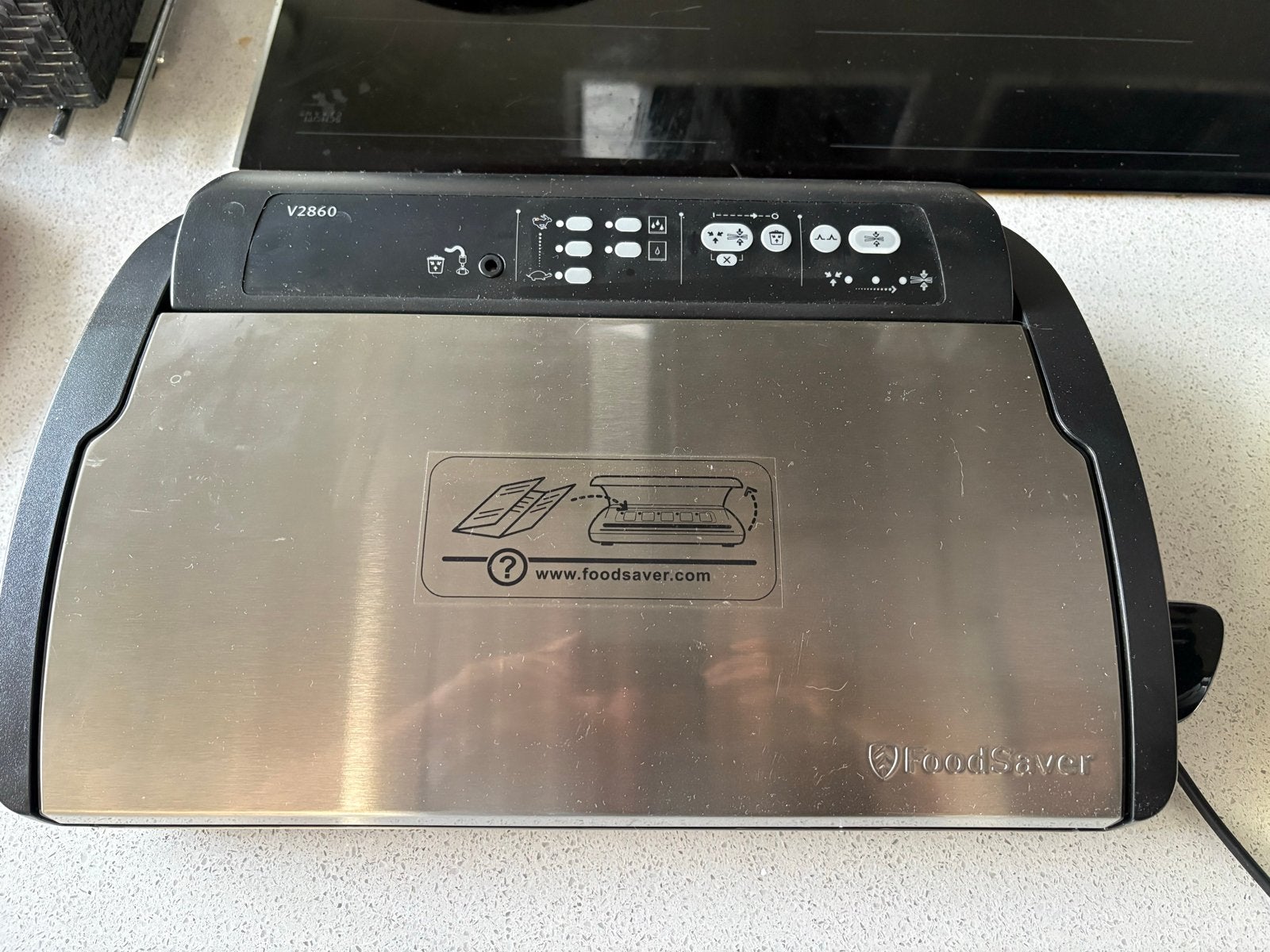 Foodsaver V2860 Vacumeermachine, Witgoed en Apparatuur, Ophalen of Verzenden, Gebruikt