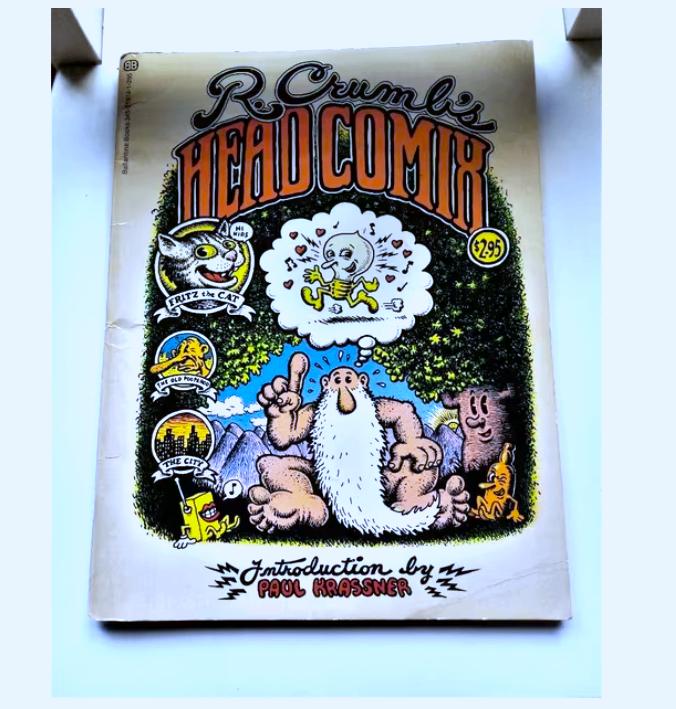 Robert Crumb's head comix-ballentine books uit 1970, Boeken, Strips | Comics, Amerika, Ophalen of Verzenden, Robert Crumb, Gelezen