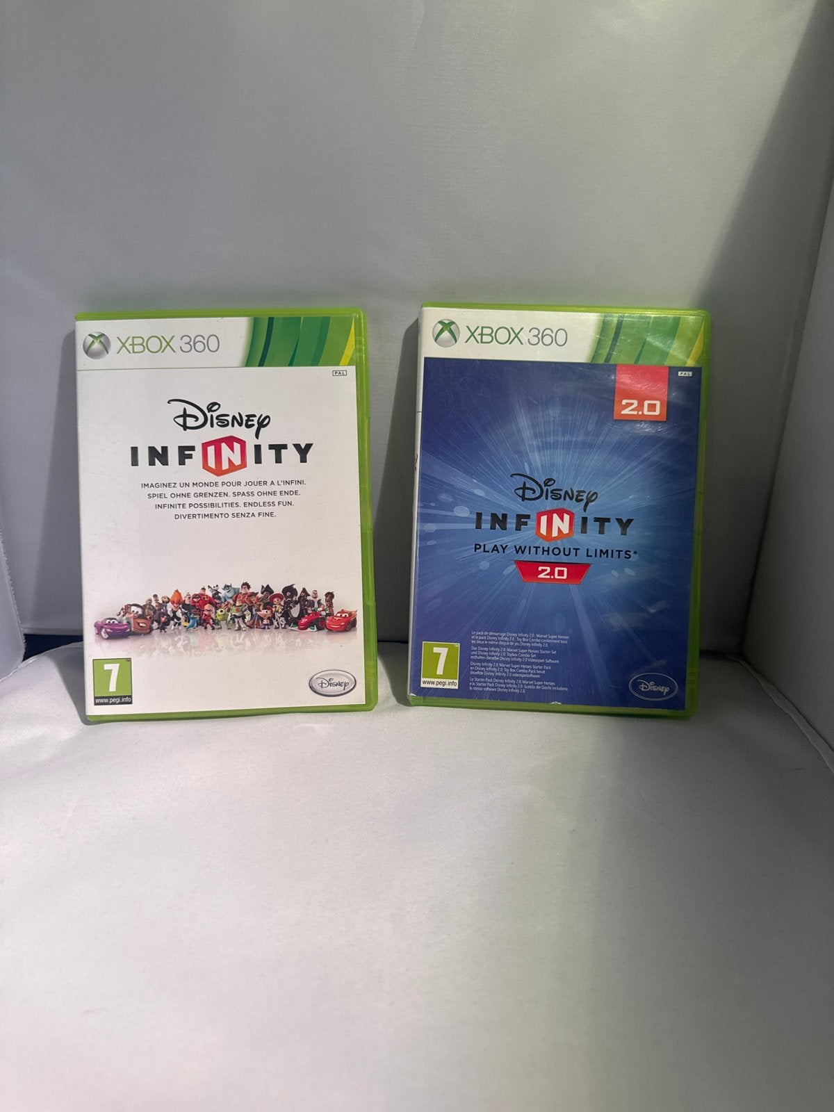 Disney Infinity 1.0 en 2.0 Xbox 360, Avontuur en Actie, Gebruikt, 2 spelers, Eén computer