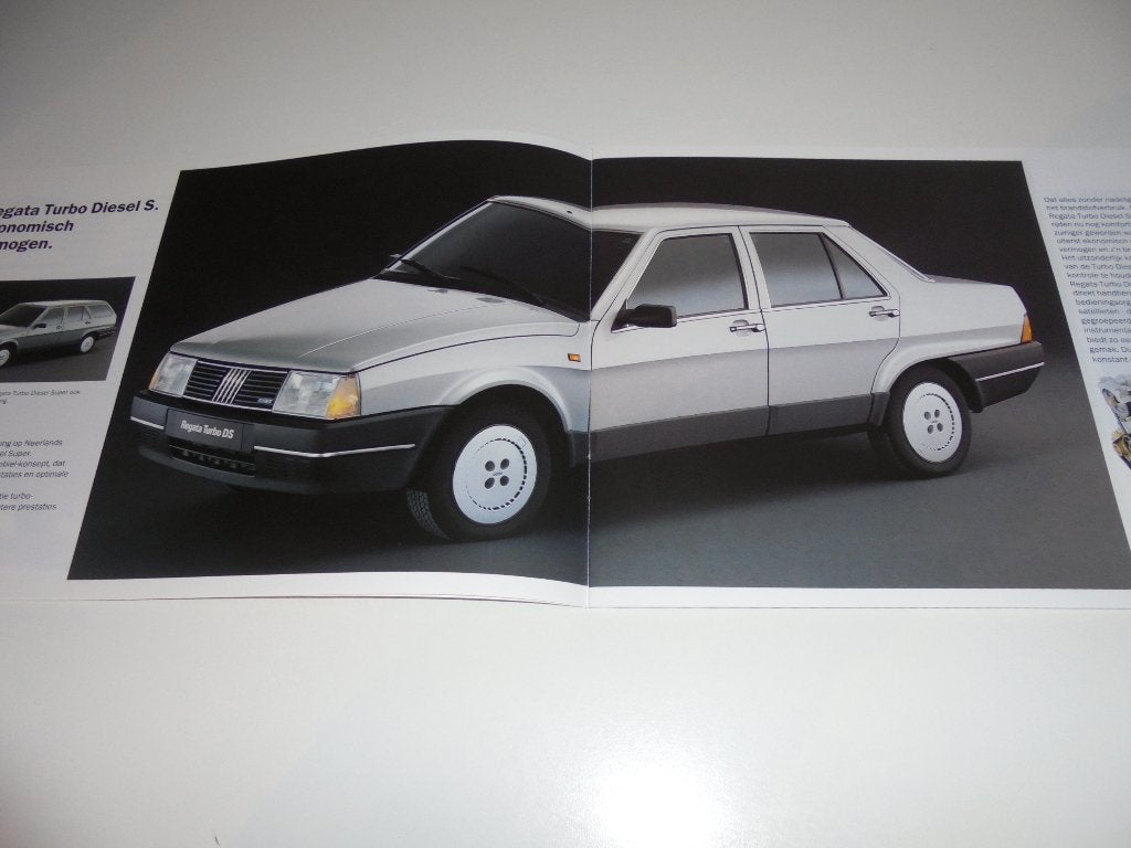 brochure Fiat Regata  1987, Ophalen of Verzenden, Nieuw, Overige merken