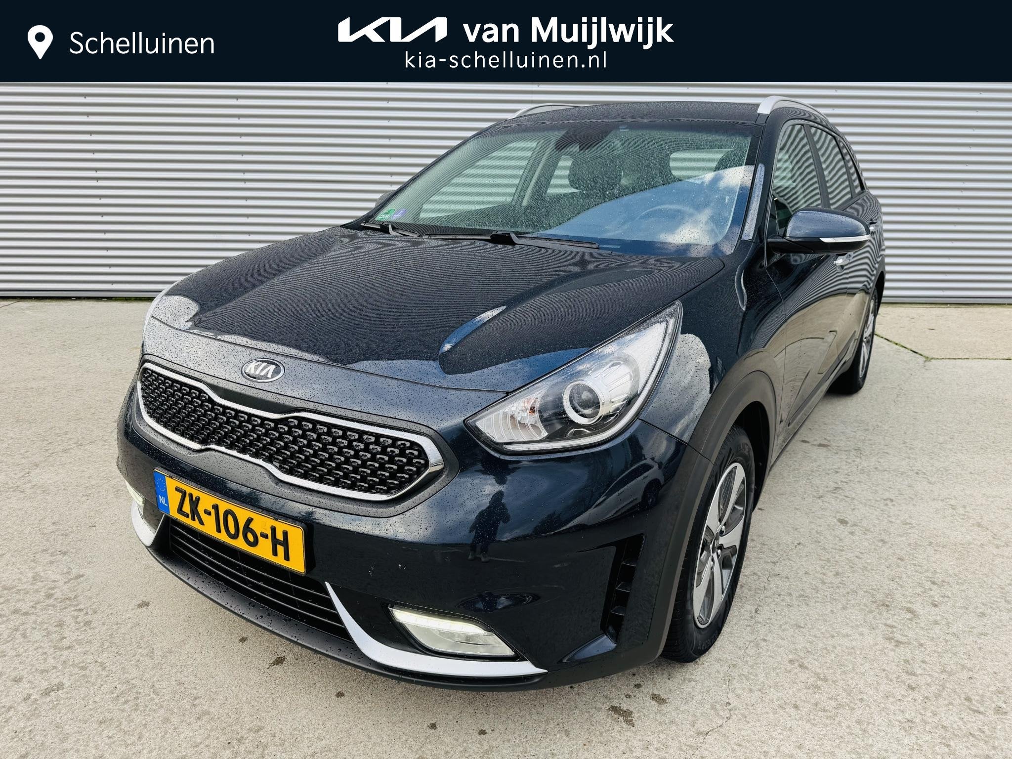 Kia Niro 1.6 GDi Hybrid DynamicLine Trekhaak | Nette auto !, Auto's, Gebruikt, Euro 6, 2 kWh, Blauw