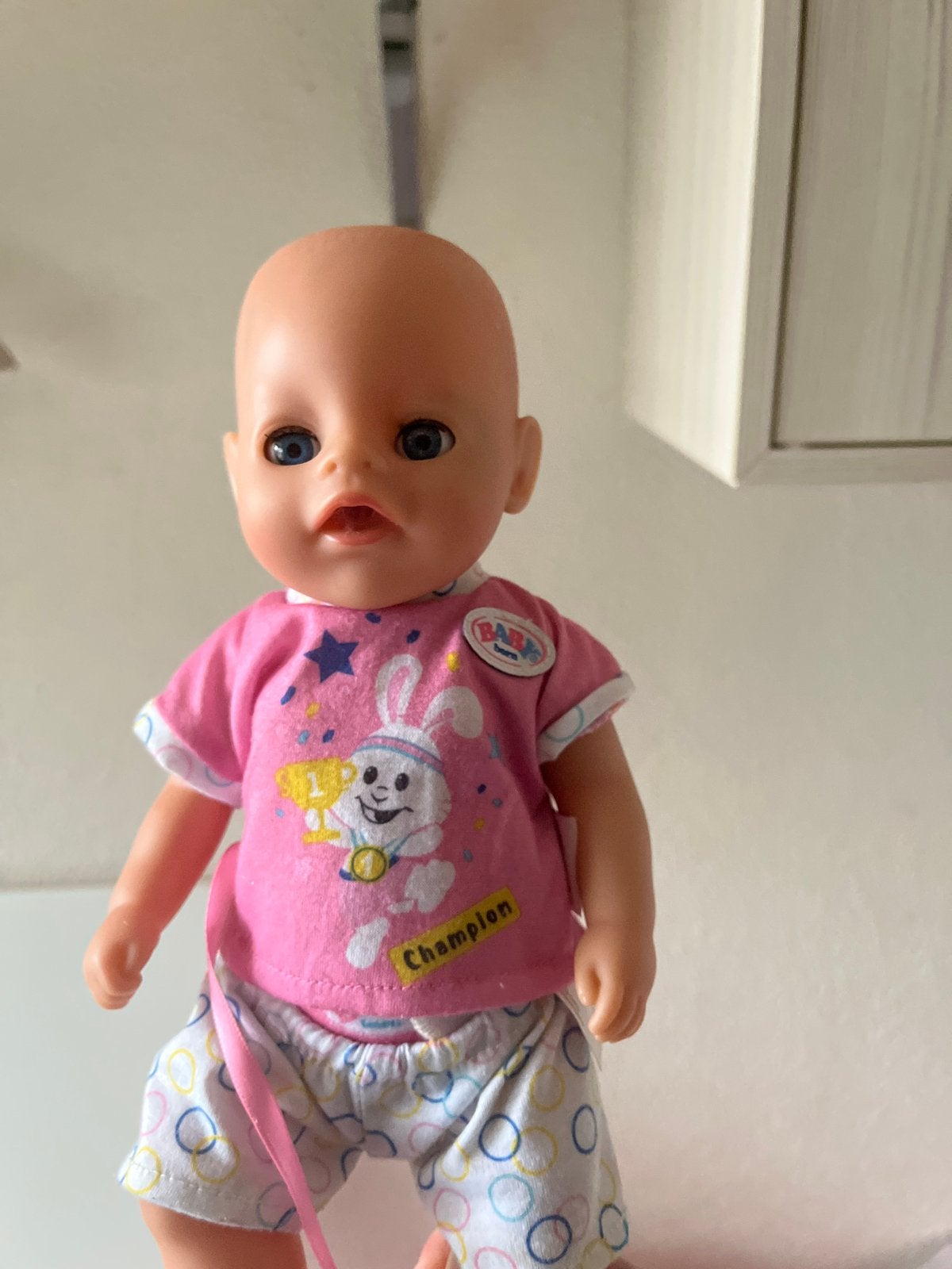 Baby Born pop met roze shirt en broekje, Ophalen of Verzenden, Gebruikt, Babypop