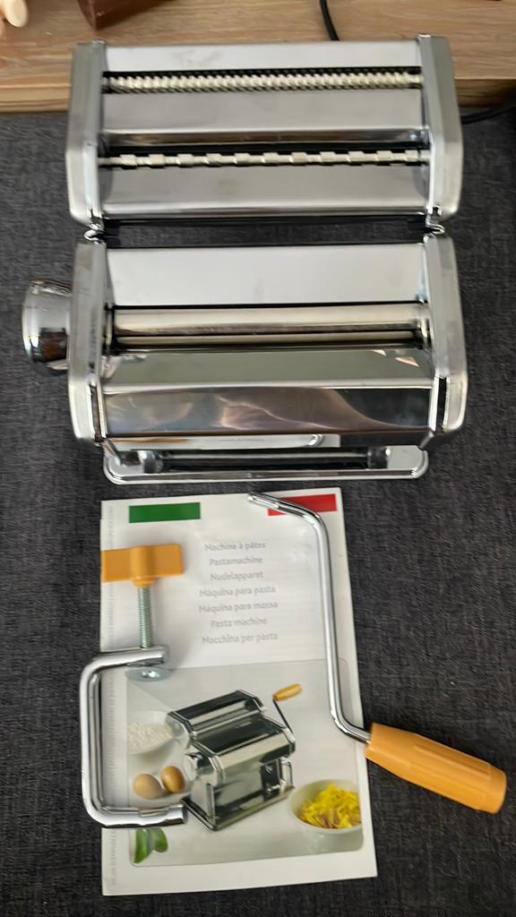 Ongebruikte pasta machine in doos, Ophalen, Metaal, Pastamachine, Overige merken