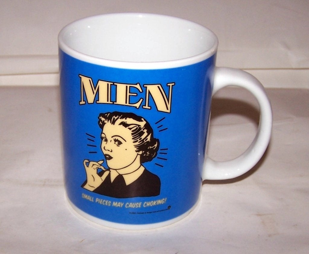 Rex Mugs mok "Men". Nwst., Vintage, Nieuw, Aardewerk, Mok