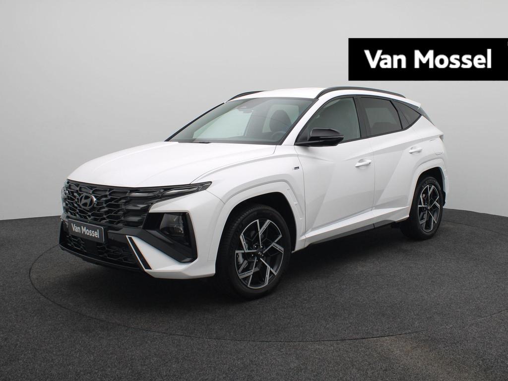 Hyundai Tucson 1.6 T-GDI PHEV N Line Business | Achteruitrij, Auto's, 12 maanden, 14 kWh, 287 pk, Wit