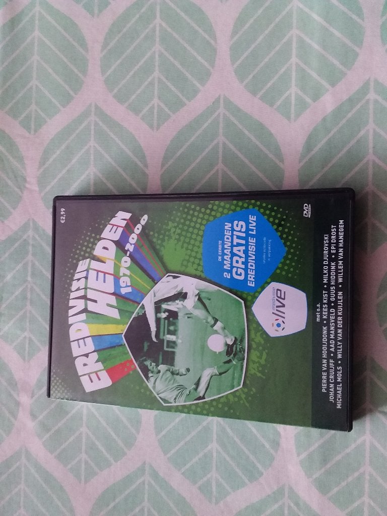 Dvd eredivisie helden 1970 - 2000, Voetbal, Alle leeftijden, Ophalen of Verzenden, Zo goed als nieuw