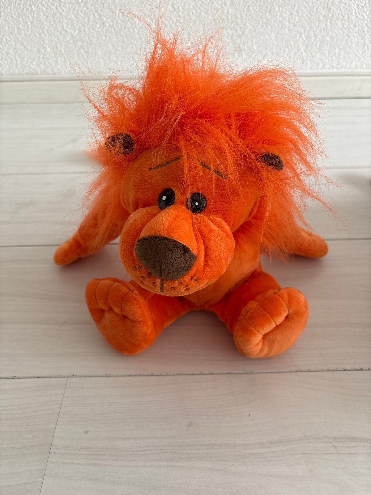 Oranje leeuw knuffel spaarpot- Van ing, Oranje, Gebruikt, Overige merken, Ophalen of Verzenden