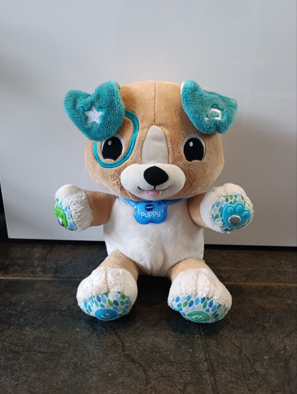 Interactieve knuffel puppy VTech, Overige merken, Overige karakters, Zo goed als nieuw, Middelgroot (20 tot 80 cm)