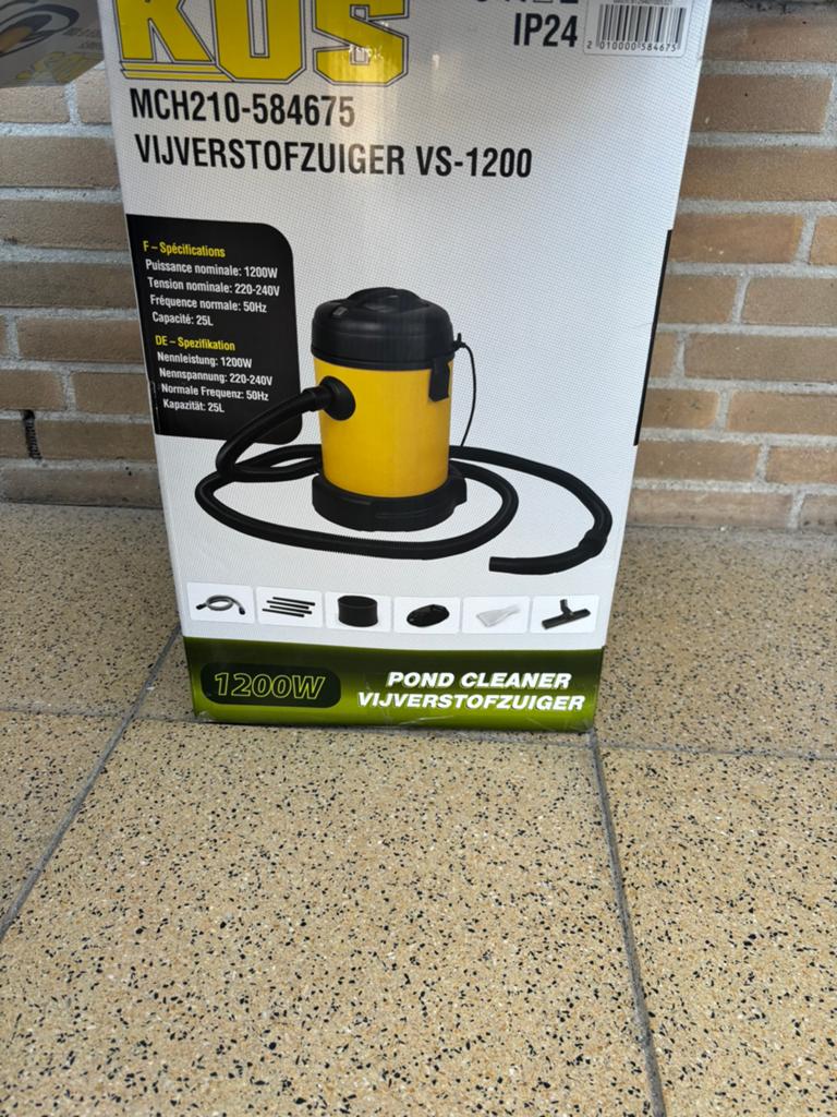 Vijverstofzuiger nieuw in doos, Ophalen, Nieuw