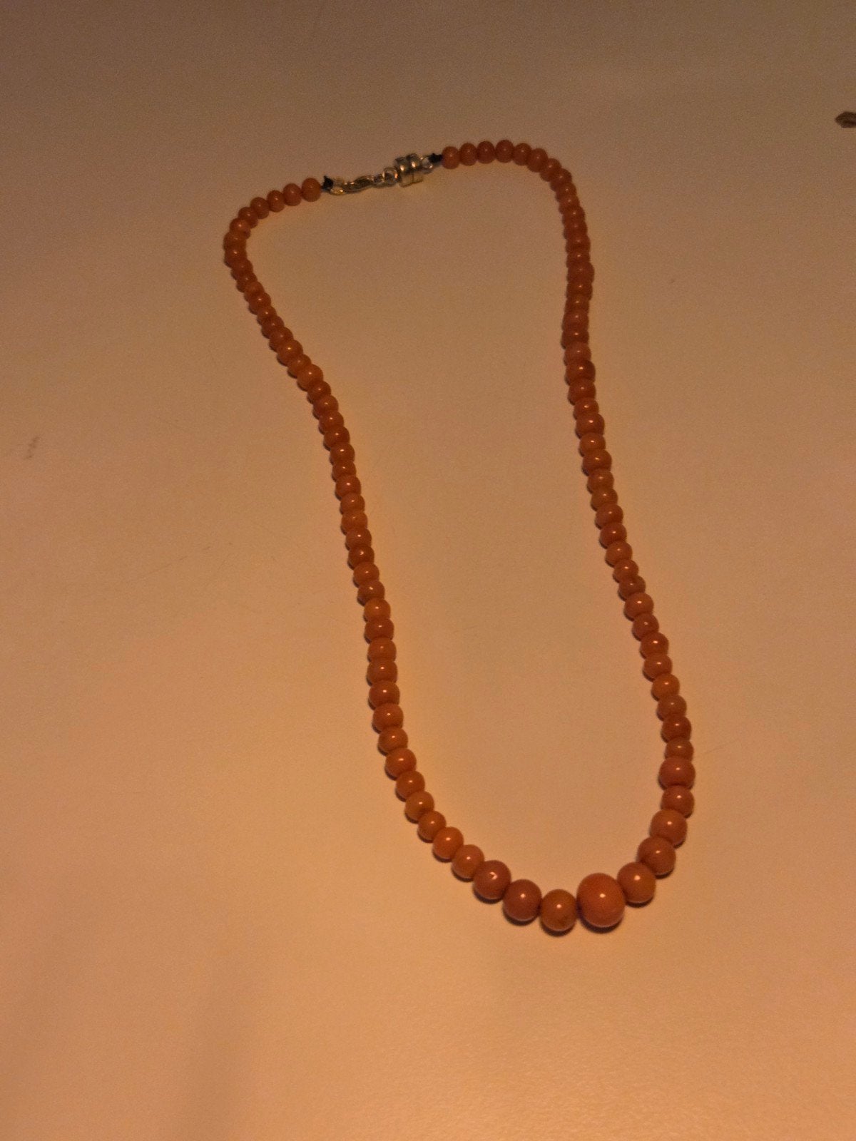 Bloedkoraal ketting angelskin, Verzenden
