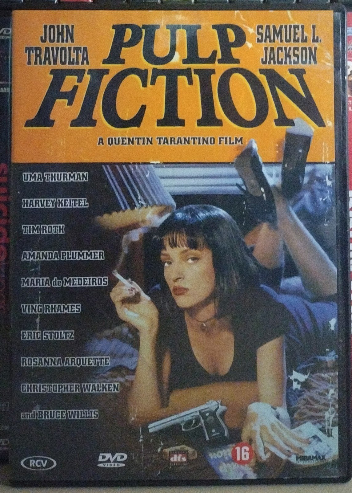 Pulp Fiction DVD - Quentin Tarantino Klassieker, Maffia en Misdaad, Vanaf 16 jaar, Nederlands, Ophalen of Verzenden