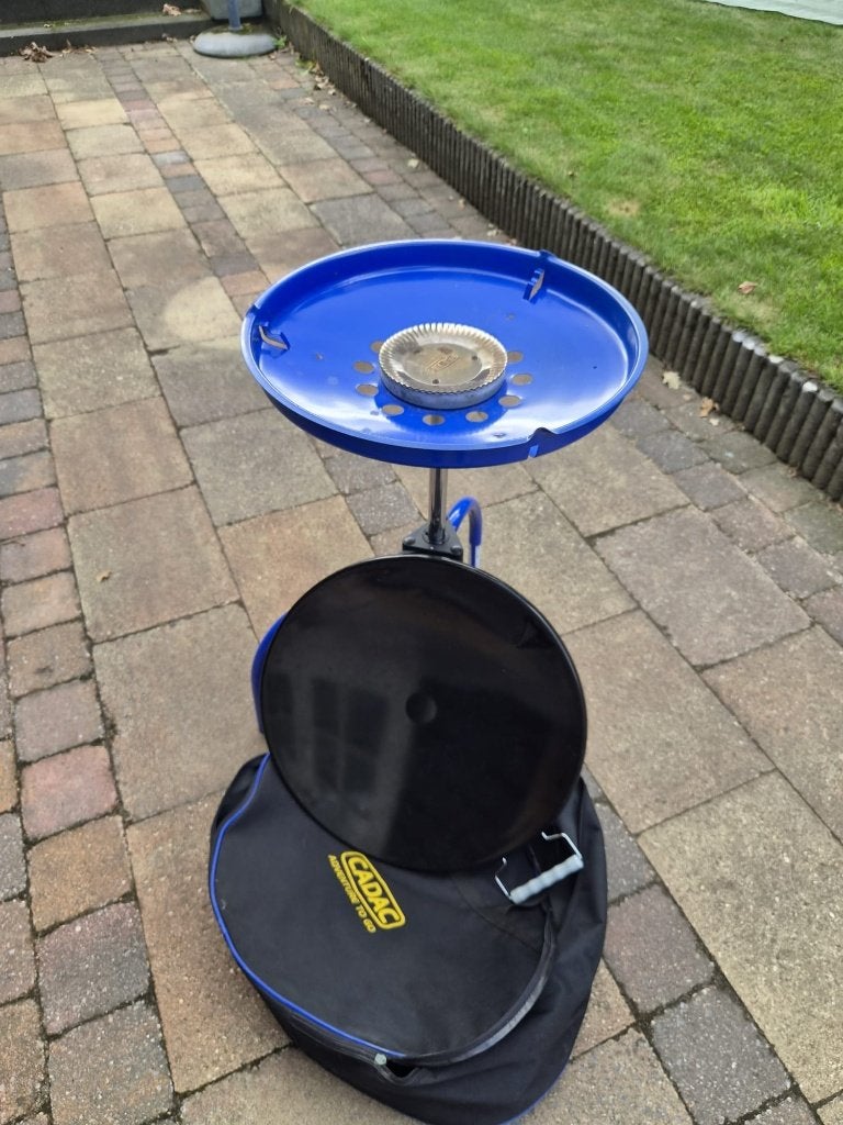 Schotelbraai, Tuin en Terras, Gasbarbecues, Ophalen of Verzenden, Gebruikt, Cadac