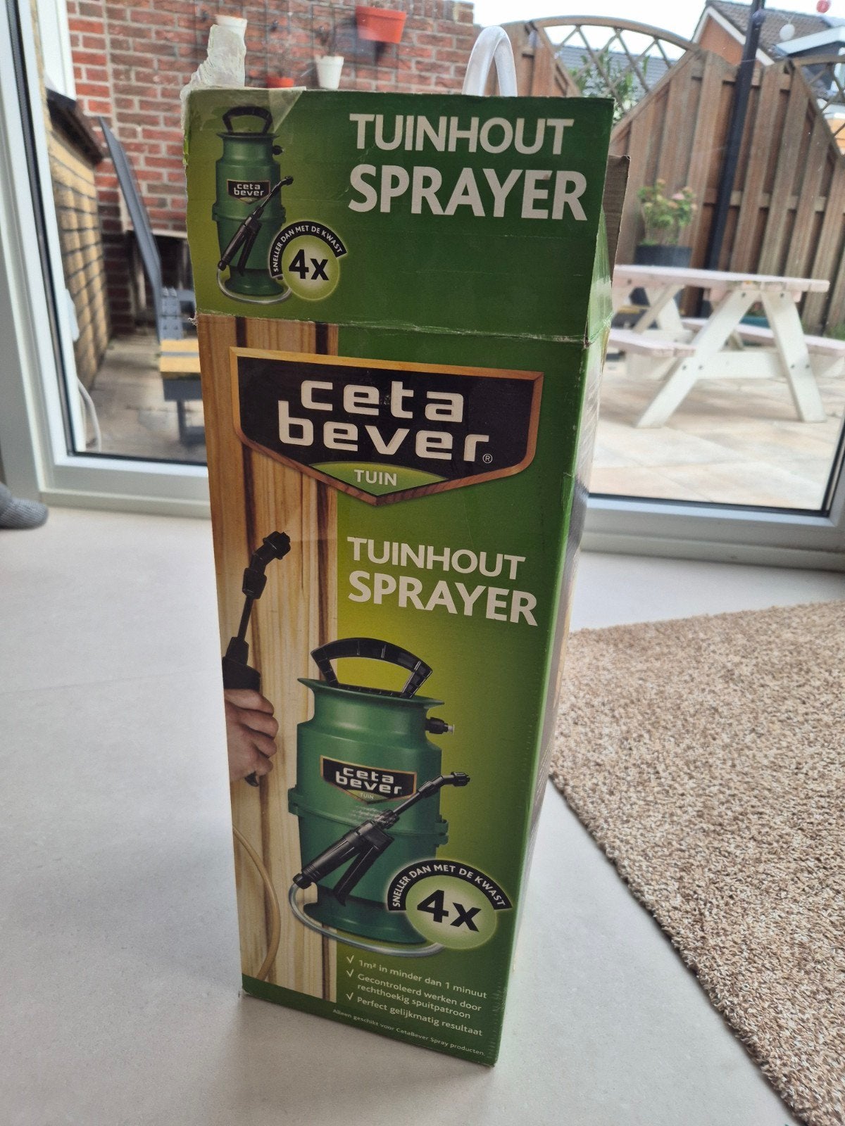 CetaBever Tuinhout Spuit - Zo goed als nieuw, Ophalen of Verzenden, Zo goed als nieuw, Overige soorten, CetaBever