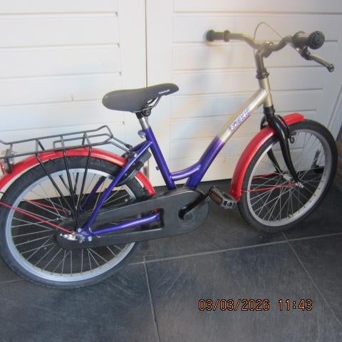 TE KOOP MOOIE  LOEKIE MEISJESFIETS WIELMAAT 20 INCH, Ophalen, Gebruikt, Loekie, Handrem