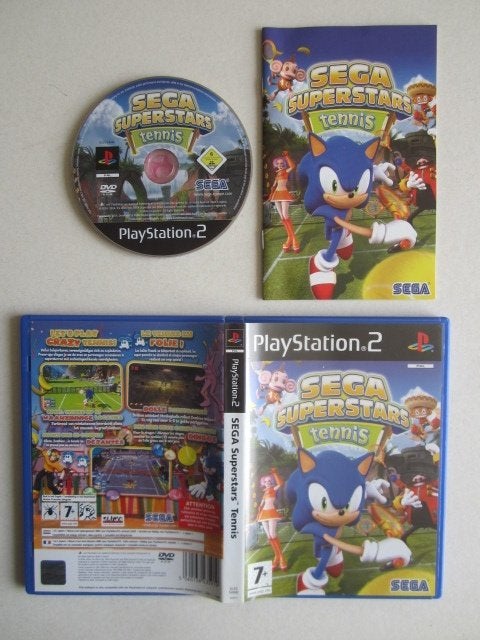 Sega Superstars Tennis PS2 Playstation 2, Spelcomputers en Games, Games | Sony PlayStation 2, Ophalen of Verzenden, Zo goed als nieuw