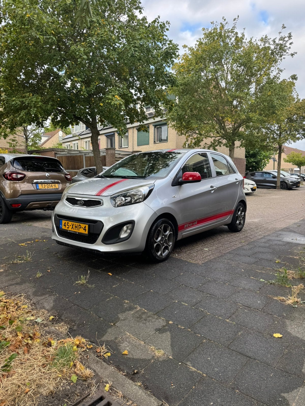 Kia Picanto 1.0 Cvvt 5-DRS 2013 Grijs, Auto's, Voorwielaandrijving, Euro 5, Zwart, 400 kg