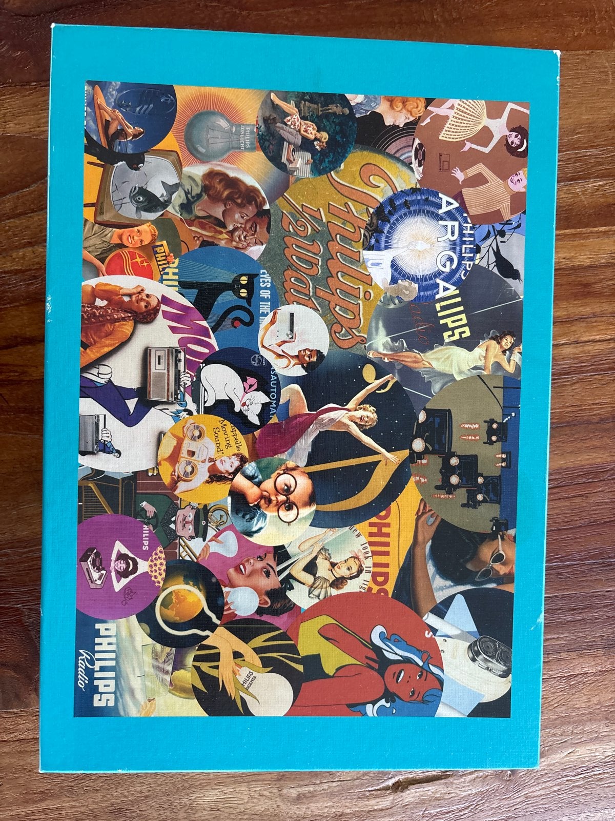 Puzzel Philips Nostalgische Affiches - 1000 Stukjes, Ophalen of Verzenden, Gebruikt
