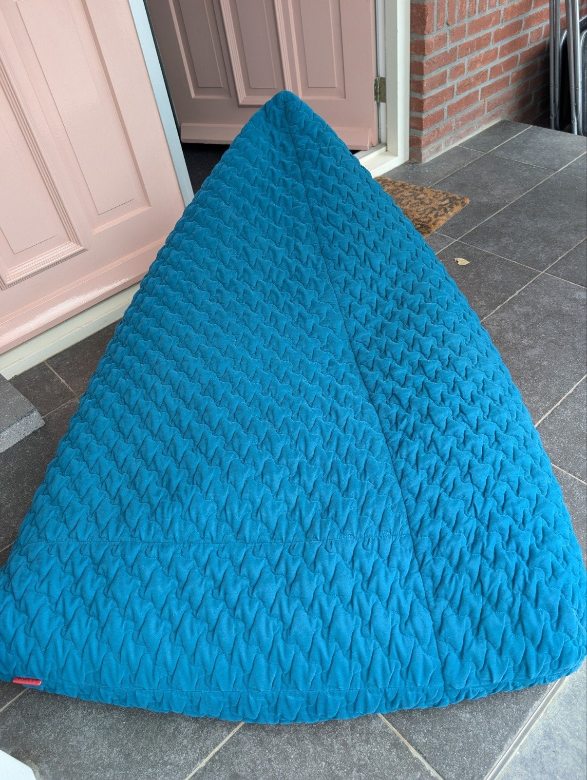 Zitzak Innovation Living - Tealblauw, Ophalen, Zo goed als nieuw, Blauw, Zitzak