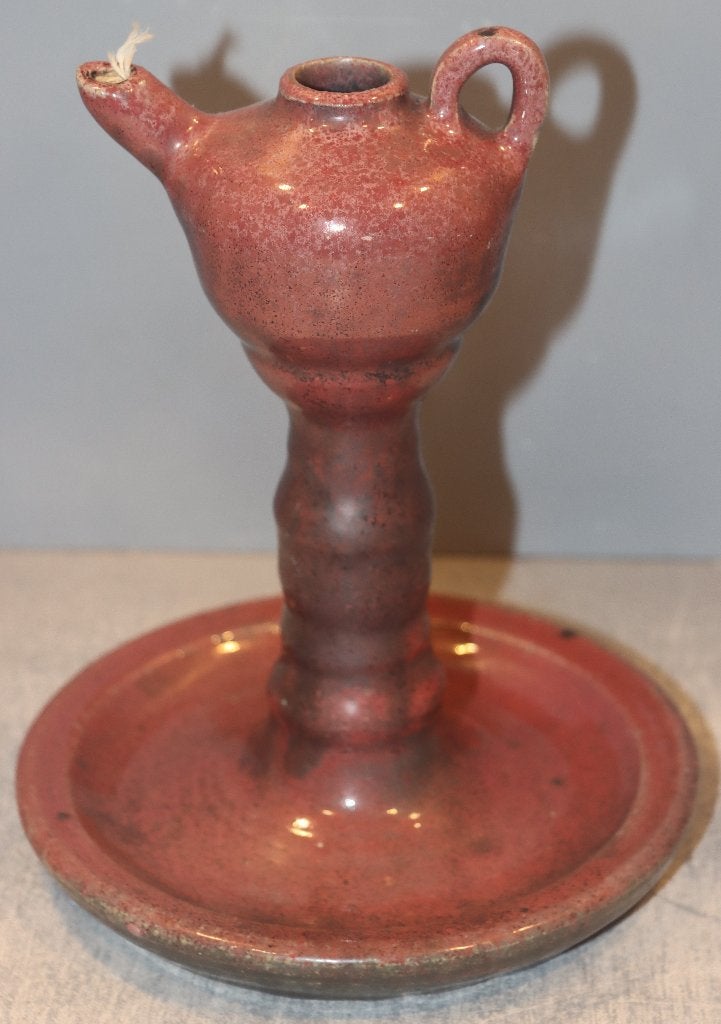 L W Goldewyk olielampje, Antiek en Kunst, Antiek | Keramiek en Aardewerk, Ophalen of Verzenden
