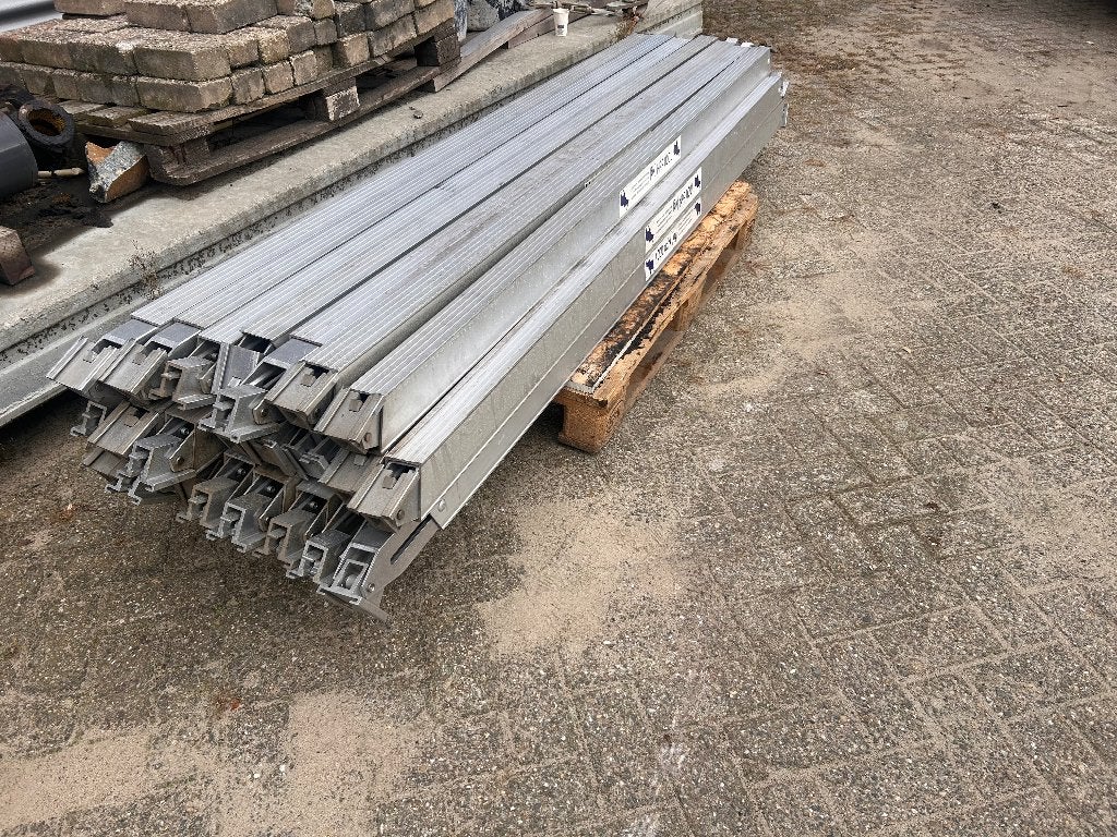 Insteek panelen dubbel stock koel trailer, Ophalen