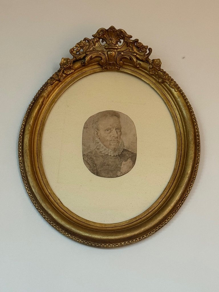 Antieke lijst, Ophalen, Klassiek, Achter glas, Portret of Personen