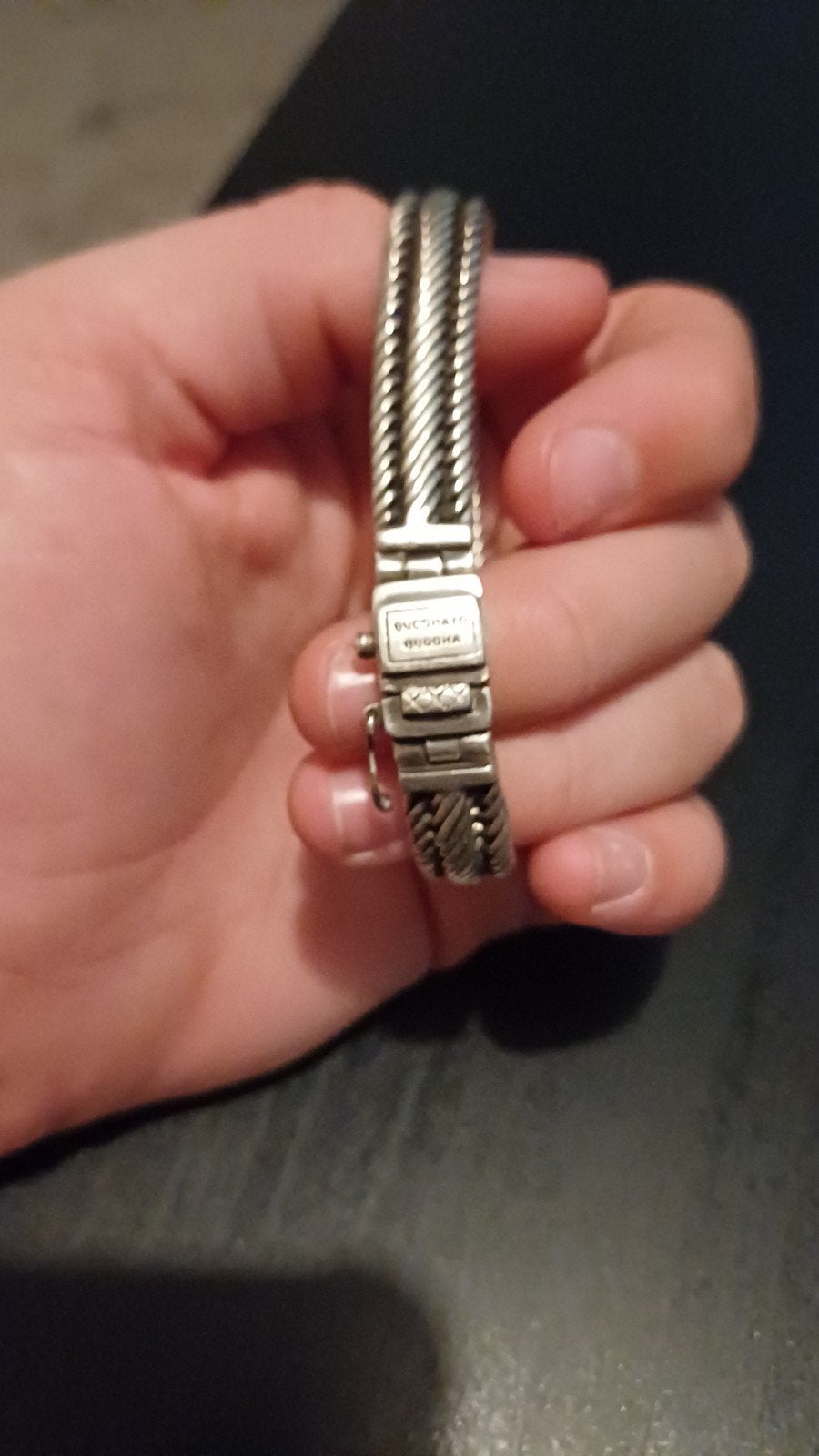 Buddha to Buddha armband zilver 925, Ophalen of Verzenden, Zo goed als nieuw, Zilver, Zilver