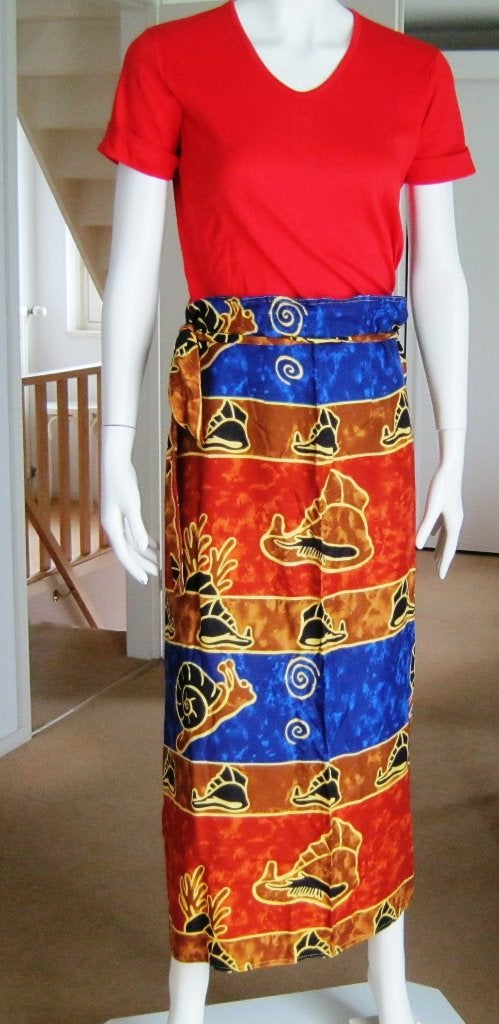 Rok, wikkelrok wikkel 125 cm lengte 95 cm, Kleding | Dames, Rokken, Ophalen of Verzenden, Zo goed als nieuw, Onder de knie