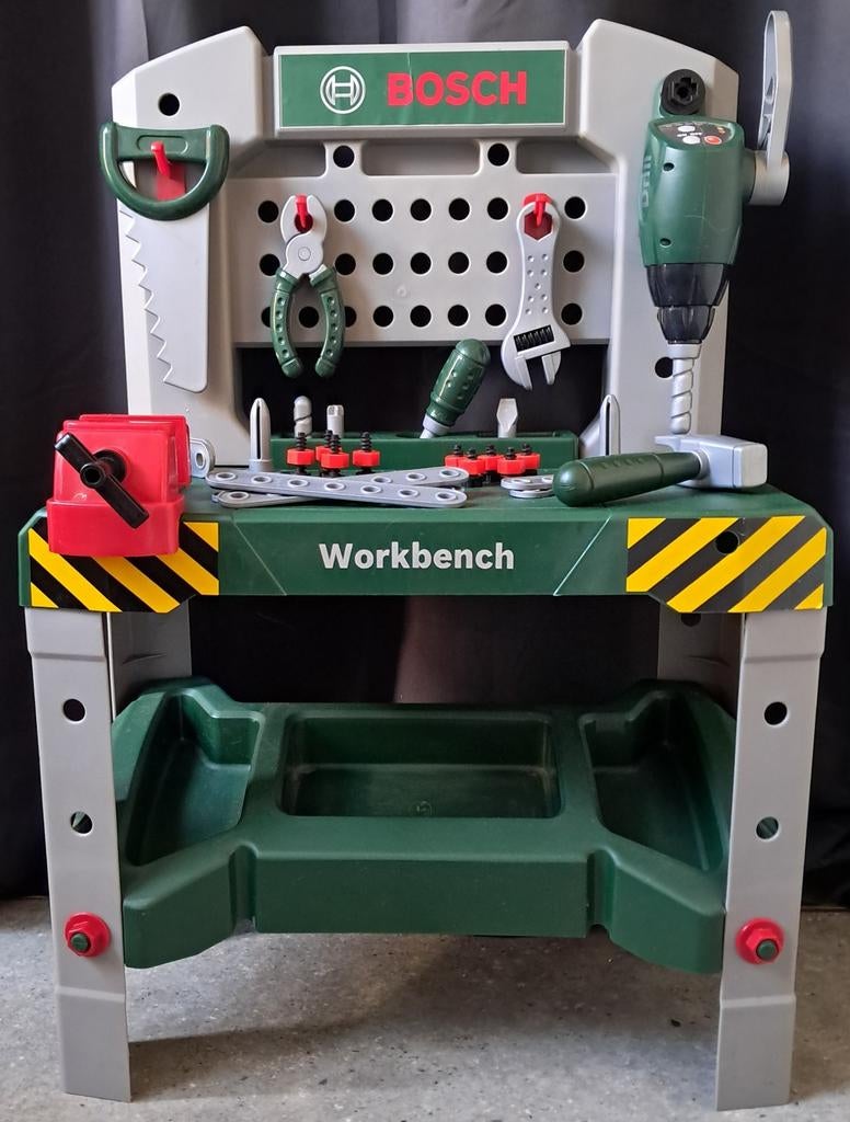 Bosch Werkbank Speelgoed met Gereedschap voor Kinderen, Ophalen, Gebruikt, Jongen of Meisje