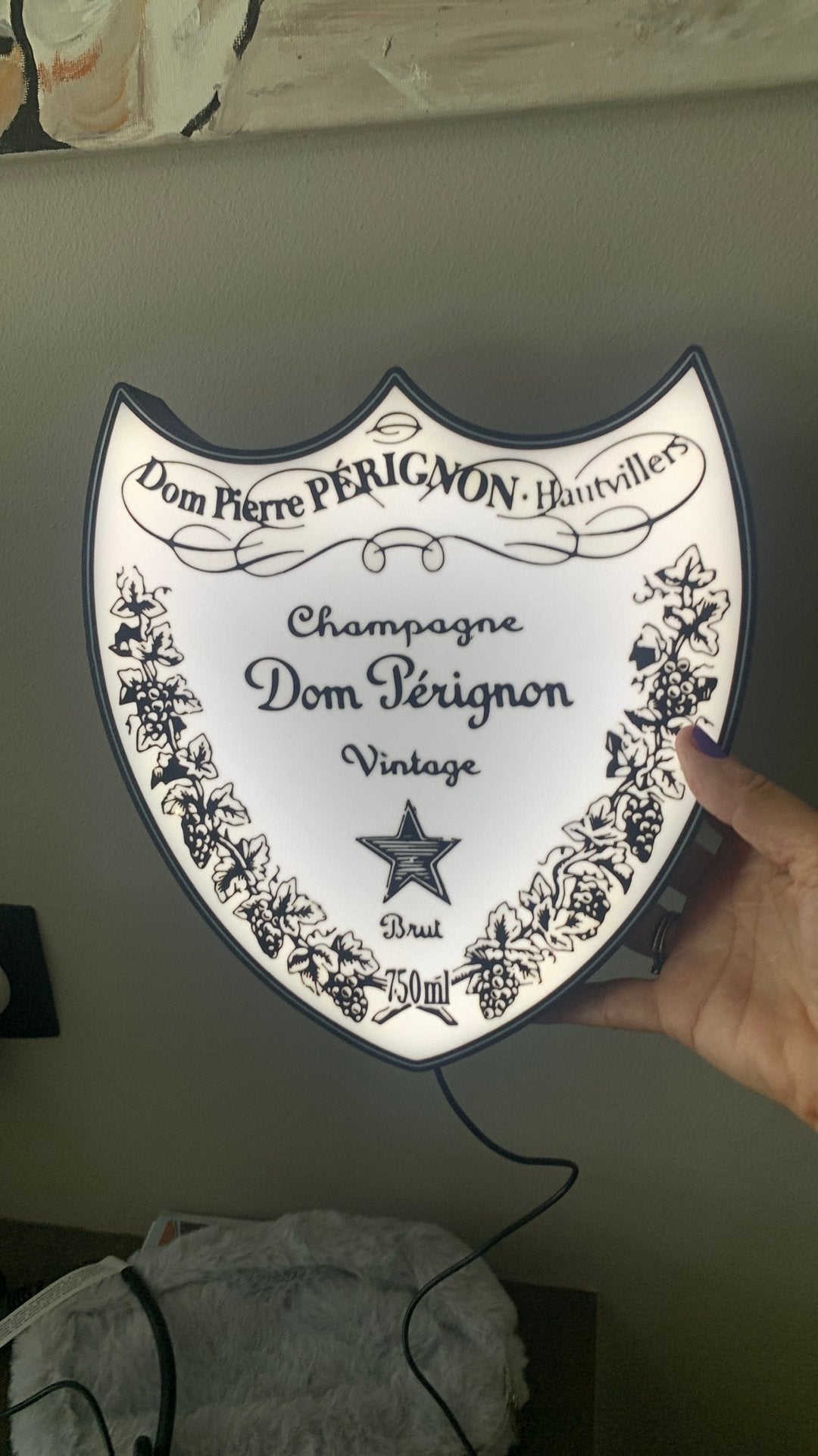 Lamp Dom Perignon champagne, Ophalen of Verzenden, Zo goed als nieuw