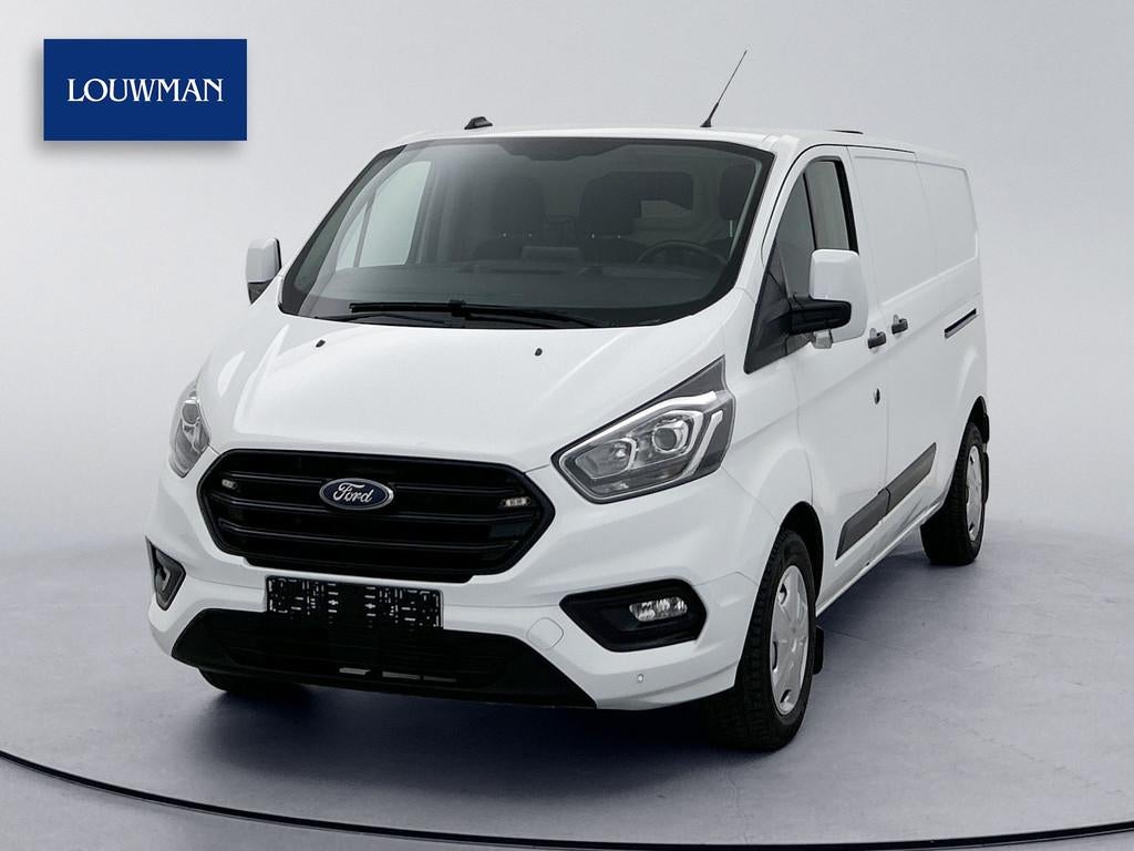 Ford Transit Custom 340 2.0 TDCI L2H1 Schuifdeur L+R Navigat, Voorwielaandrijving, 4 cilinders, Met garantie (alle), Wit