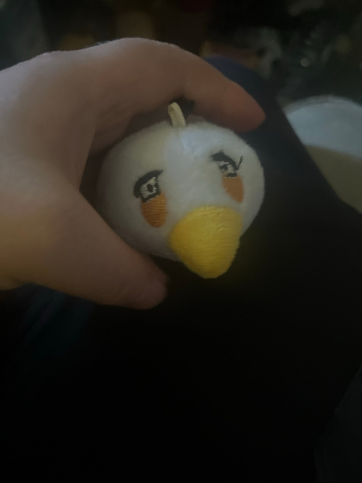 Schattige witte Angry Birds knuffel - klein formaat, Overige merken, Overige typen, Ophalen of Verzenden, Zo goed als nieuw