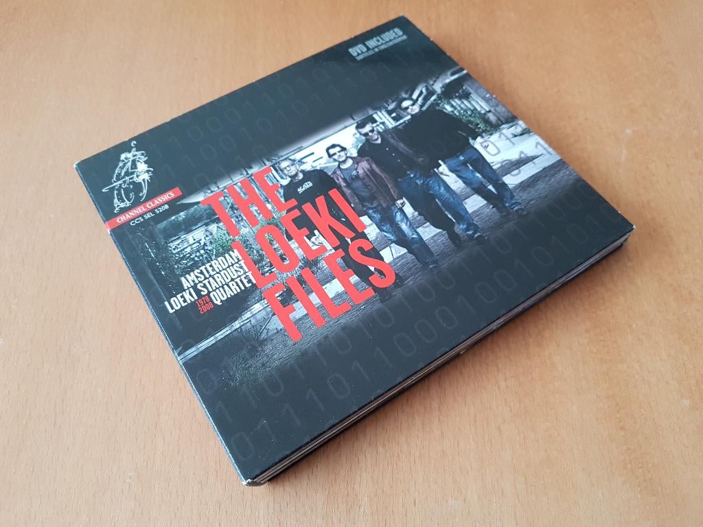 THE LOEKI FILES ( Amsterdam Loeki Stardust Quartet) CD + DVD, Ophalen of Verzenden, Modernisme tot heden, Zo goed als nieuw, Overige typen