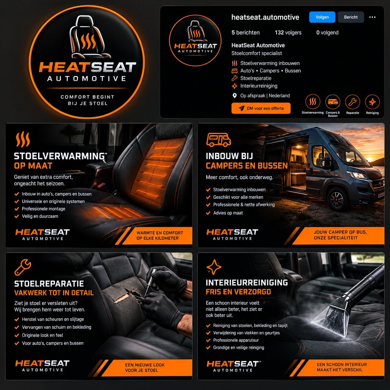HeatSeat Automotive: Stoelverwarming, reparatie & reiniging, Auto-onderdelen, Ophalen of Verzenden, Nieuw, Universele onderdelen