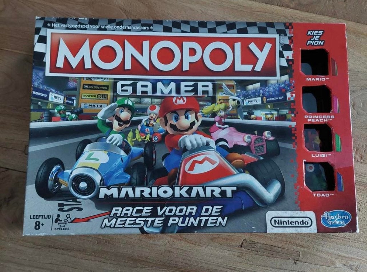 Monopoly Mario Kart compleet en in goede staat, Ophalen of Verzenden, Zo goed als nieuw