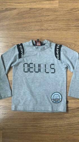 Leuk shirt Cavalli maat 110/116, Kinderen en Baby's, Kinderkleding | Maat 110, Ophalen of Verzenden, Gebruikt, Jongen, Shirt of Longsleeve