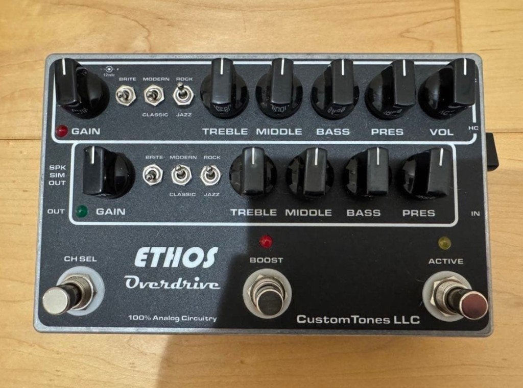 ETHOS Overdrive, Ophalen of Verzenden, Zo goed als nieuw, Distortion, Overdrive of Fuzz