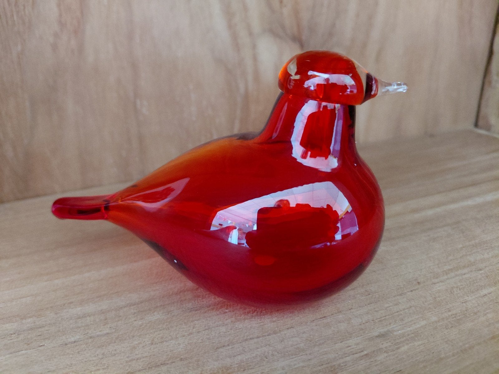 iittala Bird glas in nieuwstaat, Glas, Verzenden, Object, Handgemaakt