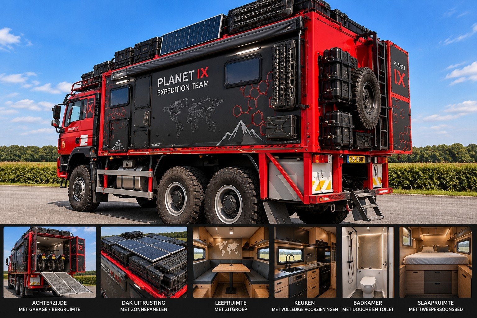 ginaf 6x6 ,dakar, expeditie,service,truck,vrachtwagencamper, Auto's, Ginaf, Bedrijf, Vierwielaandrijving, Te koop