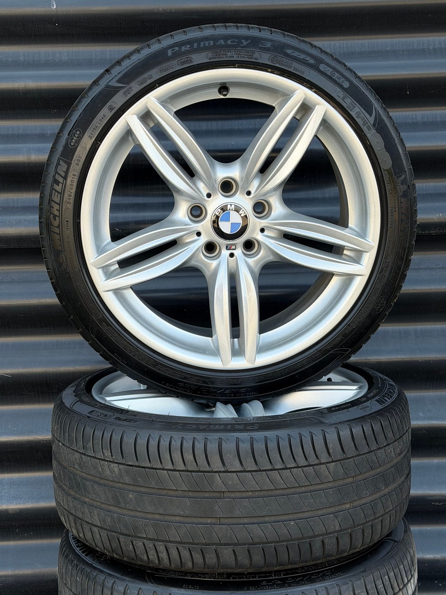 nieuw 19” Orig Bmw Styling 351M F10 F11 F12 velgen banden, Gebruikt, -, -, Banden en Velgen