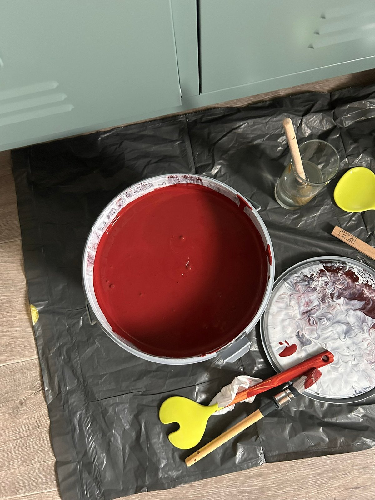 Sigma muurverf rood roze 10 liter, Doe-het-zelf en Verbouw, Ophalen, Nieuw, Verf, 10 tot 15 liter