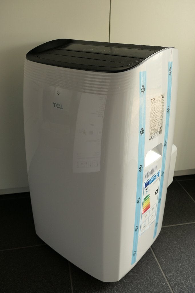 TCL Mobiele Airco met afstandbediening en Wifi t.b.v. app, Witgoed en Apparatuur, Airco's, Ophalen, 2 snelheden, Timer, Zo goed als nieuw