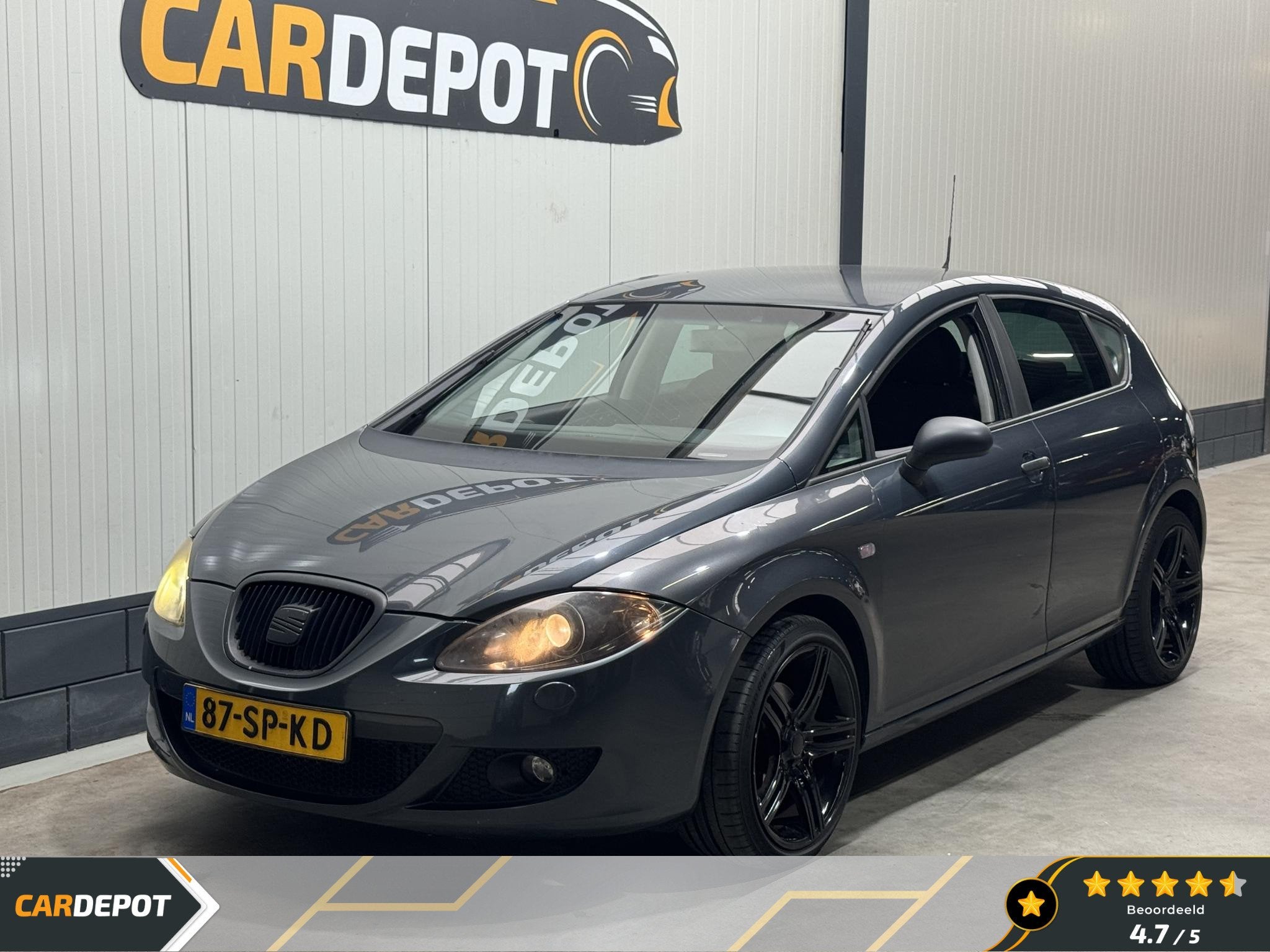 SEAT Leon 2.0 FSI Stylance, Auto's, Voorwielaandrijving, Stof, Gebruikt, Zwart