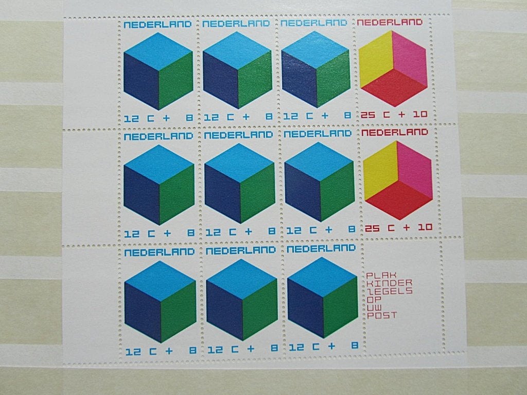 vel kinderpostzegels  type 3, Ophalen of Verzenden, Postfris