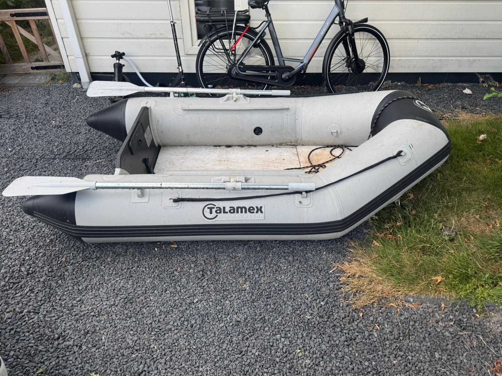 Talamex QLS230 rubberboot karperboot met elektromotor motor, Ophalen of Verzenden, Zo goed als nieuw