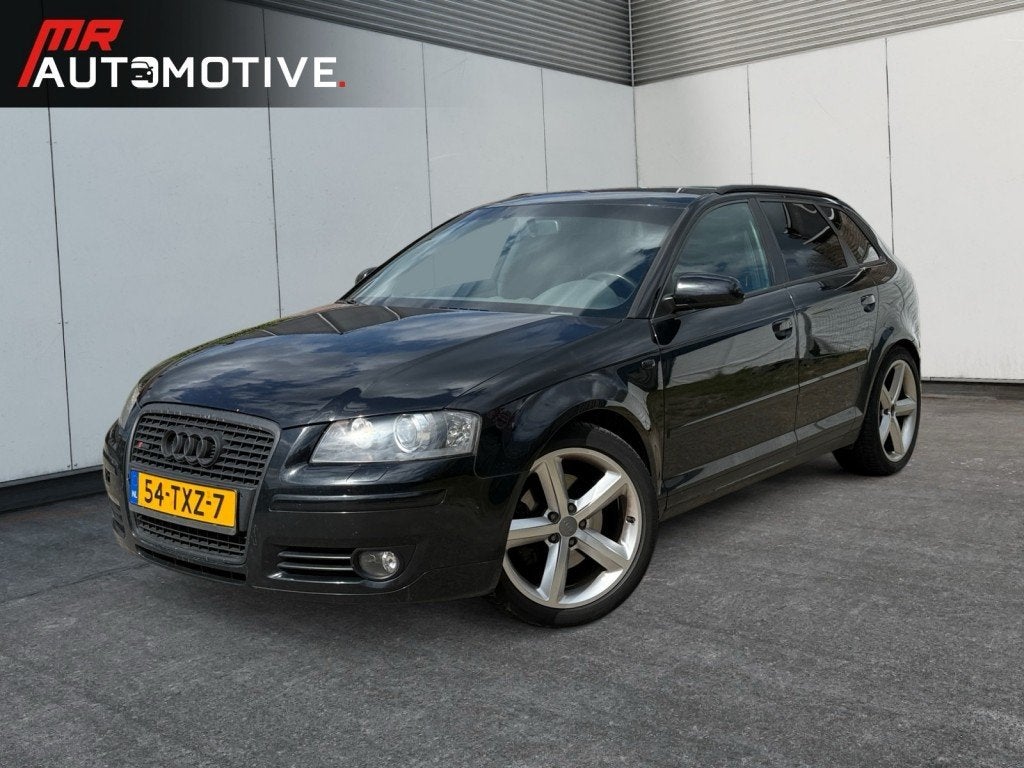 Audi A3 2.0 TDI S-Line 170PK - Clima, Stoelverwarming, Cruis, Gebruikt, 4 cilinders, Zwart, Leder